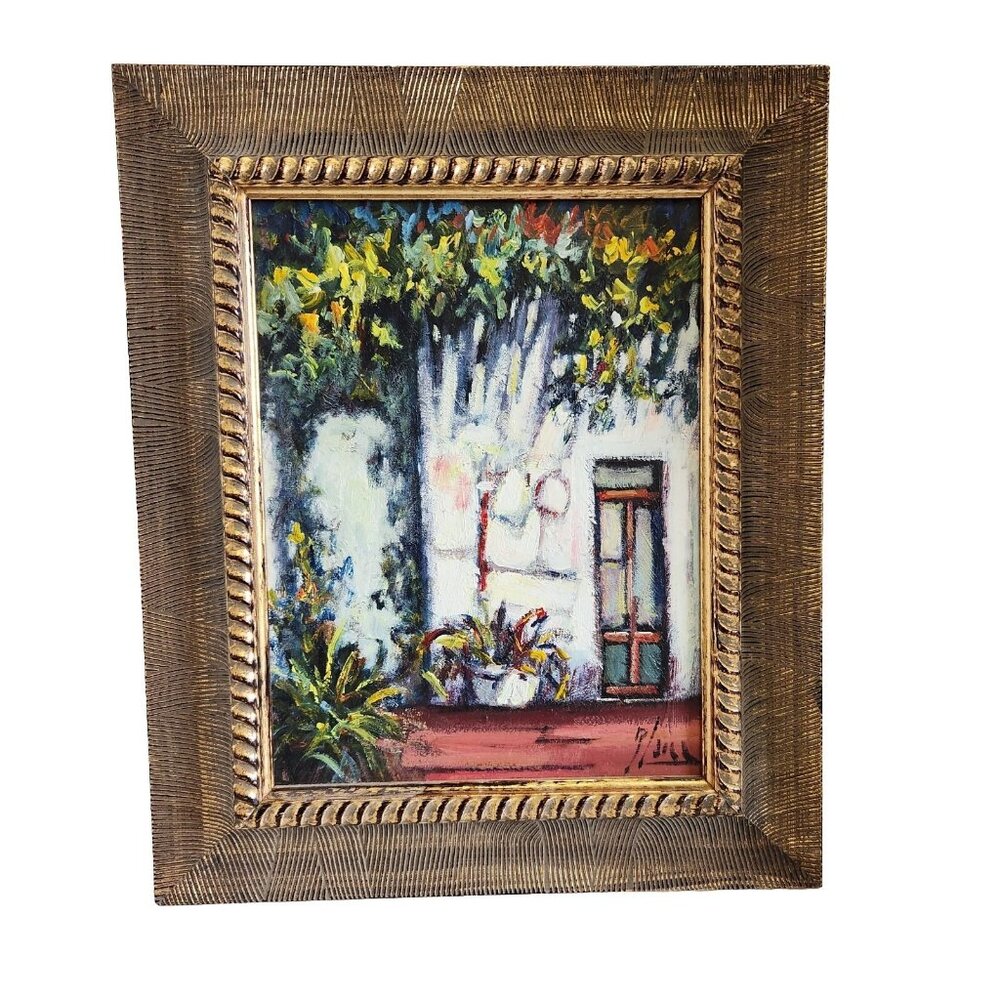 French, Italian oil painting,  19" x 16"